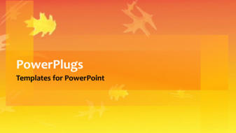 PowerPoint Template - An abstract background